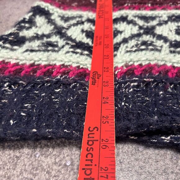 Free People Silver Reed Fair Isle Print Sweater size Small - Picture 6 of 7